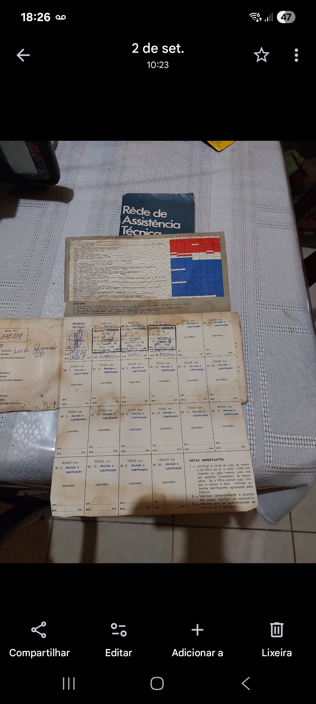 Fusca Ocre Marajo 1500cc - Miniatura 3